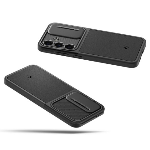 Etui na telefon Samsung Galaxy S24 Spigen Optik Pancerne Czarne