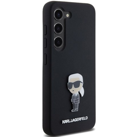 Etui na telefon Samsung Galaxy S24 Karl Lagerfeld Silicone Ikonik czarne