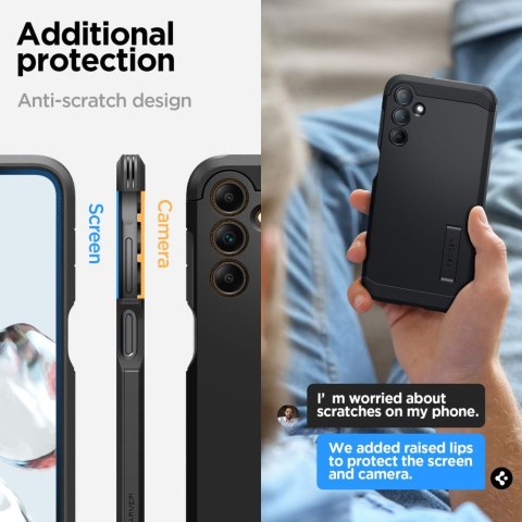 Etui Samsung Galaxy A15 4G / 5G Spigen Tough Pancerne Czarne