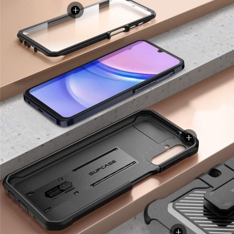 Etui Samsung Galaxy A15 4G / 5G Supcase Unicorn Beetle Pro Czarne