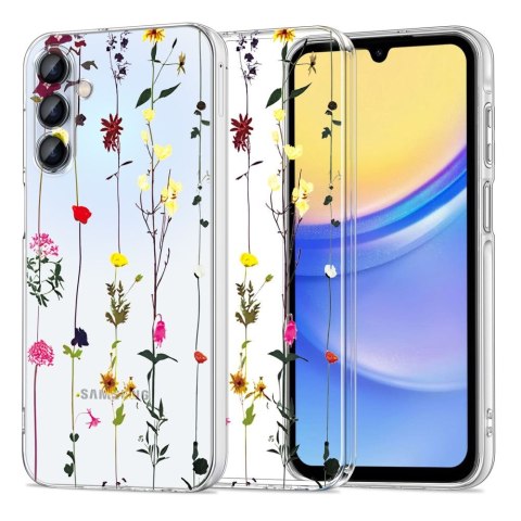 Etui Samsung Galaxy A15 4G / 5G Tech-Protect Flexair+ Garden Floral