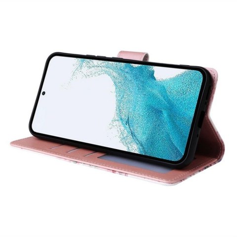 Etui na telefon Samsung Galaxy A15 4G/5G Tech-Protect Wallet Kwiaty