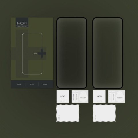 Szkło hartowane Hofi Glass Pro+ Xiaomi Redmi 13 Black [2 PACK]