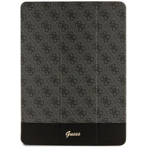 Etui Guess GUFCP12PS4SGK Apple iPad Pro 12.9 2020/2021/2022 (4., 5. i 6. generacji) czarny/black 4G Stripe Allover