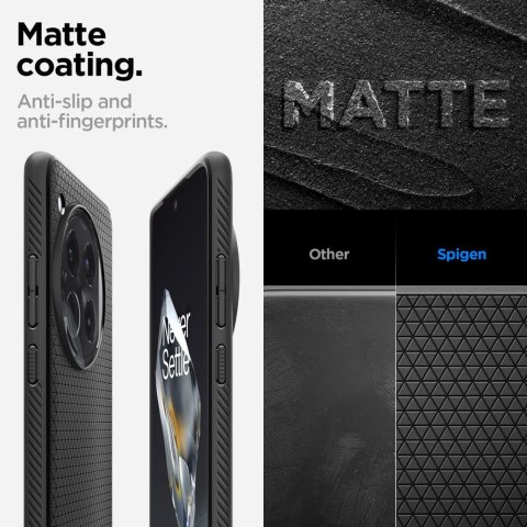 Etui Spigen Liquid Air OnePlus 12 Matte Black