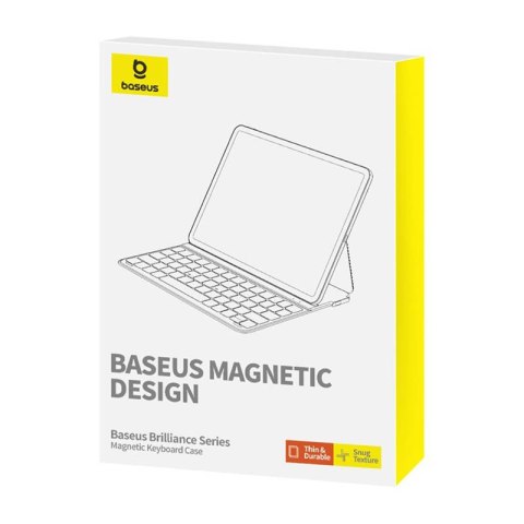 Etui magnetyczne z klawiaturą Baseus Brilliance Apple iPad Pro 12.9 2020/2021/2022 (4., 5. i 6. generacji) (czarne)