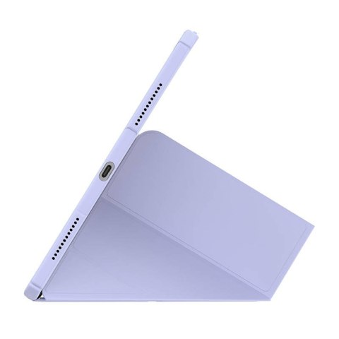 Etui Baseus Minimalist Apple iPad Air 10.9 2020/2022 (4. i 5. generacji) / iPad Air 11 2024 (6. generacji) (fioletowe)