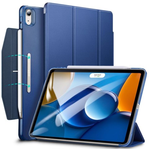 Etui ESR Ascend Trifold Apple iPad Air 10.9 2020/2022 (4. i 5. generacji) / iPad Air 11 2024 (6. generacji) Dark Blue