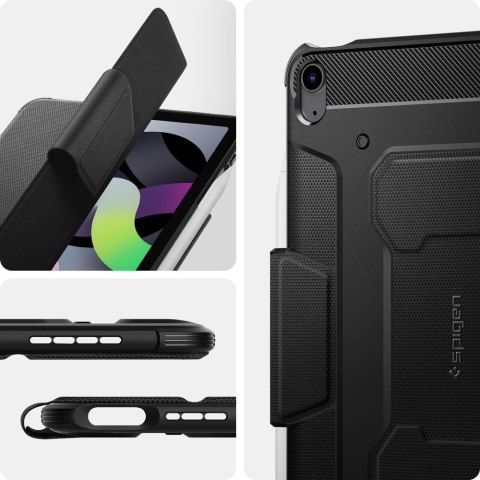 Etui Spigen Rugged Armor Pro Apple iPad Air 10.9 2020/2022 (4. i 5. generacji) / iPad Air 11 2024 (6. generacji) Black