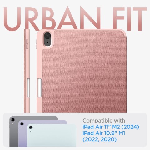 Etui Spigen Urban Fit Apple iPad Air 10.9 2020/2022 (4. i 5. generacji) / iPad Air 11 2024 (6. generacji) rose gold