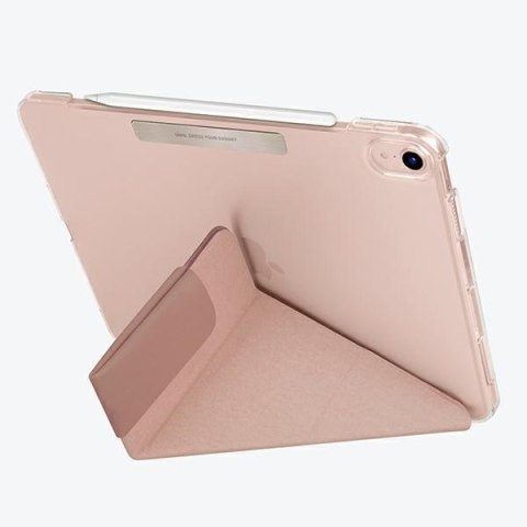 Etui UNIQ Camden Apple iPad Air 10.9 2020/2022 (4. i 5. generacji) / iPad Air 11 2024 (6. generacji) różowy/peony pink Antimicro