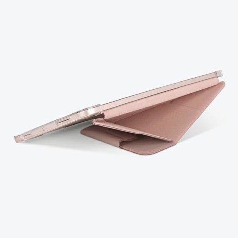 Etui UNIQ Camden Apple iPad Air 10.9 2020/2022 (4. i 5. generacji) / iPad Air 11 2024 (6. generacji) różowy/peony pink Antimicro