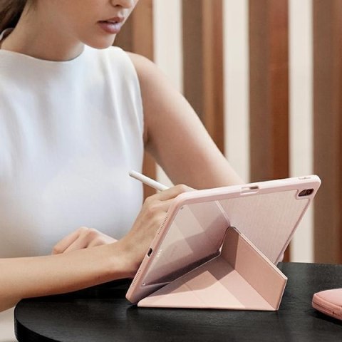 Etui UNIQ Moven Apple iPad Air 10.9 2020/2022 (4. i 5. generacji) / iPad Air 11 2024 (6. generacji) Antimicrobial różowy/blush p