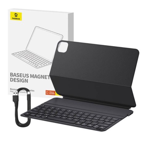 Etui magnetyczne z klawiaturą Baseus Brilliance Apple iPad Air 10.9 2020/2022 (4. i 5. generacji) / iPad Air 11 2024 (6. generac