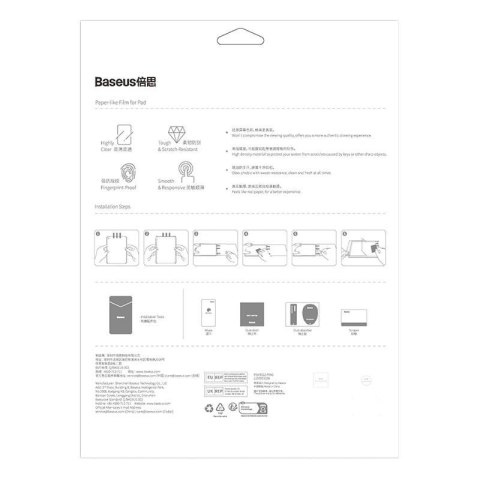 Folia na ekran Baseus Paperfeel Apple iPad Air 10.9 2020/2022 (4. i 5. gen) / iPad Pro 11 2018/2020/2021/2022 (1., 2., 3. i 4. g