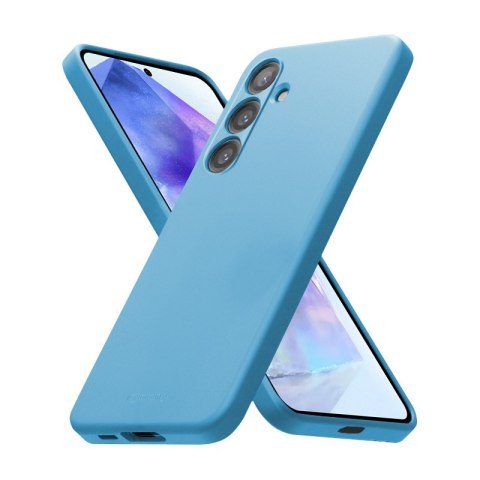 Etui na telefon Samsung Galaxy A55 5G Crong Color błękitne