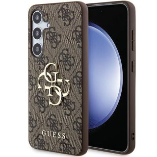 Etui Guess GUHCSA354GMGBR Samsung Galaxy A35 hardcase 4G Big Metal Logo brązowy/brown