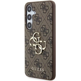 Etui Guess GUHCSA354GMGBR Samsung Galaxy A35 hardcase 4G Big Metal Logo brązowy/brown