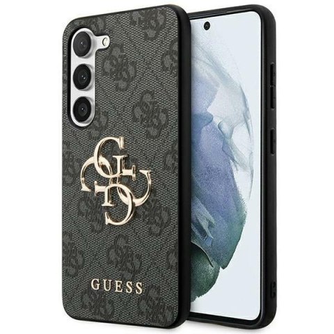 Etui na telefon Samsung Galaxy A35 Guess czarne hardcase z metalowym logo