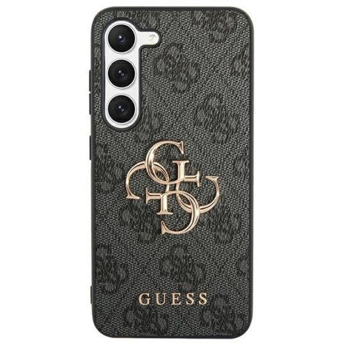 Etui na telefon Samsung Galaxy A35 Guess czarne hardcase z metalowym logo