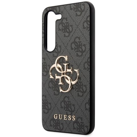 Etui na telefon Samsung Galaxy A35 Guess czarne hardcase z metalowym logo