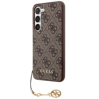 Etui Guess GUHCSA55GF4GBR Samsung Galaxy A55 hardcase 4G Charms Collection brązowy/brown