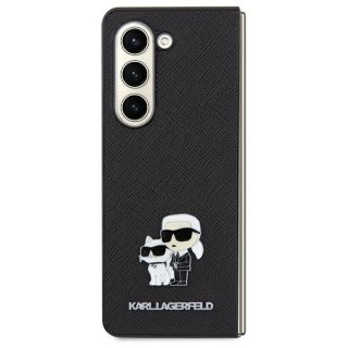 Etui na telefon Samsung Galaxy A55 Karl Lagerfeld Saffiano Karl&Choupette