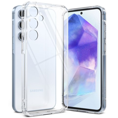 Etui na telefon Samsung Galaxy A55 5G Ringke Fusion przezroczyste