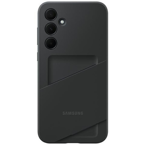 Etui na telefon Samsung Galaxy A35 5G z kieszonką na karty czarne