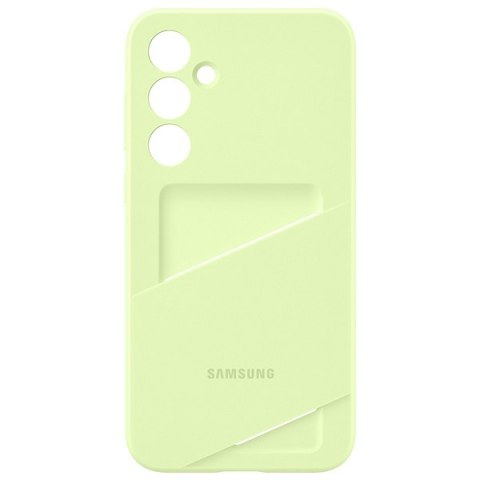 Etui na telefon Samsung Galaxy A35 5G z kieszonką limonkowe EF-OA356TMEGWW