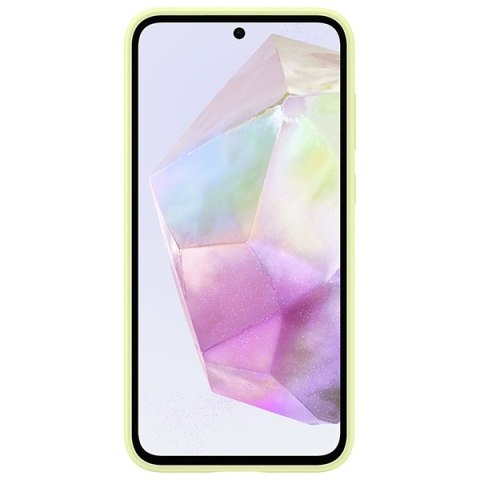 Etui na telefon Samsung Galaxy A35 5G Silicone Cover limonka EF-PA356TMEGWW