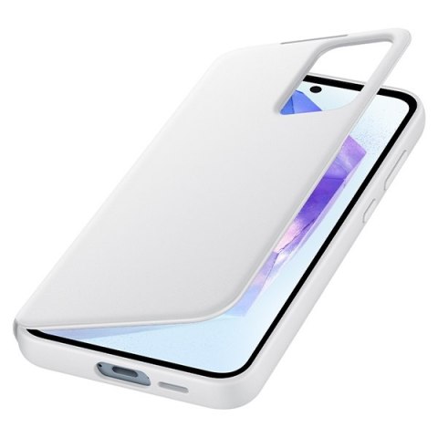 Etui na telefon Samsung Galaxy A55 5G Smart View Wallet Case białe