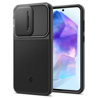 Etui na telefon Samsung Galaxy A55 5G Spigen Optik Pancerne Czarne