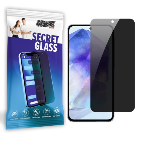 Szkło prywatyzujące Samsung Galaxy A55 GrizzGlass SecretGlass - Ochrona