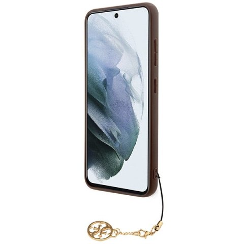 Etui na telefon Samsung Galaxy A35 Guess brązowe hardcase 4G Charms