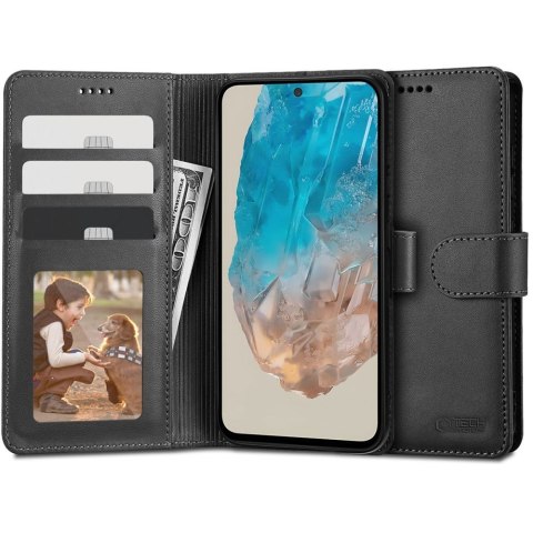 Etui na telefon Samsung Galaxy M35 5G Tech-Protect Wallet Czarne