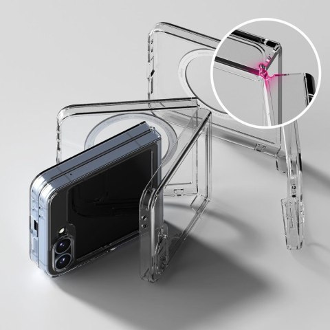 Etui Ringke Fusion Magnetic MagSafe Samsung Galaxy Z Flip 6 Clear