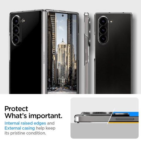 Etui na telefon Samsung Galaxy Z Fold 6 Spigen Airskin Crystal Przezroczyste