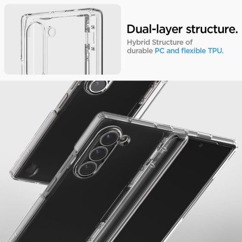 Etui na telefon Samsung Galaxy Z Fold 6 Spigen Ultra Hybrid Pro Crystal