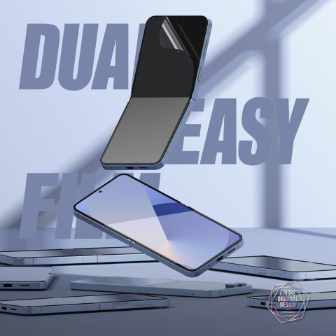 Folia na telefon Ringke Dual Easy Samsung Galaxy Z Flip 6 Clear 2 PACK