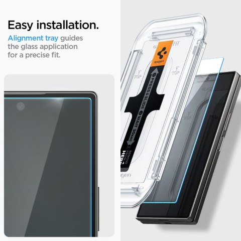 Szkło hartowane Samsung Galaxy Z Fold 6 Spigen GLAS.tR ez Fit Clear 2 PACK