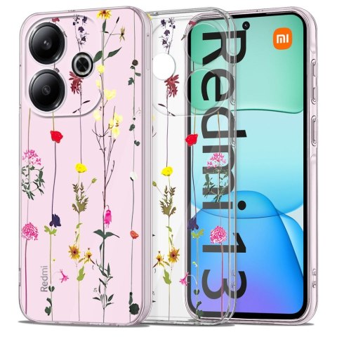 Etui Tech-Protect Flexair+ Xiaomi Redmi 13 Garden Floral