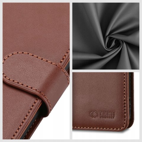 Etui Tech-Protect Wallet Xiaomi Redmi Note 13 Pro 5G / Poco X6 5G Brown