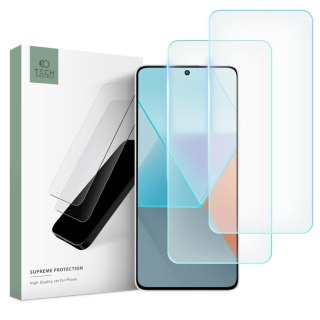 Szkło hartowane Tech-Protect Supreme Set Xiaomi Redmi Note 13 / 13 Pro / 4G / 5G Clear [2 PACK]