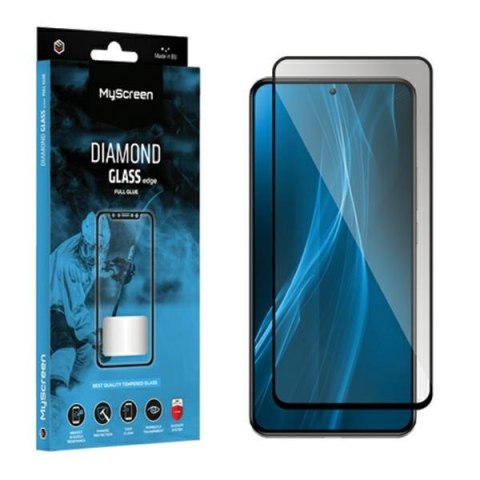 Szkło hartowane MyScreen Diamond Glass Edge Full Glue Motorola Moto G04 / G24 Power czarny/black