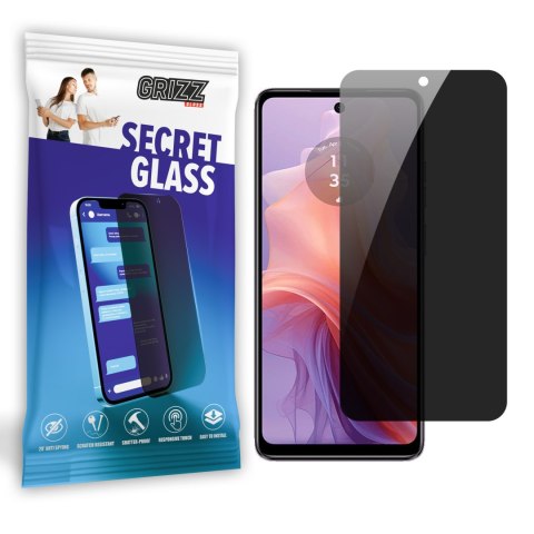 Szkło prywatyzujące GrizzGlass SecretGlass do Motorola Moto E14