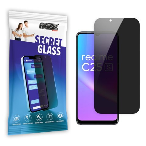 Szkło prywatyzujące GrizzGlass SecretGlass do Realme C25s