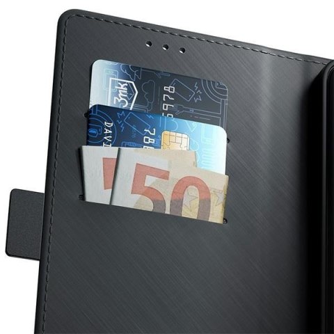 Etui z klapką 3MK Wallet Case Realme C35 czarny/black