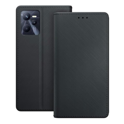 Etui z klapką 3MK Wallet Case Realme C35 czarny/black