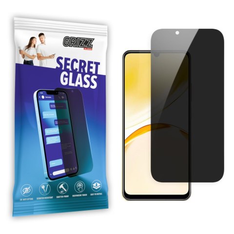 Szkło prywatyzujące GrizzGlass SecretGlass do Realme Narzo N53